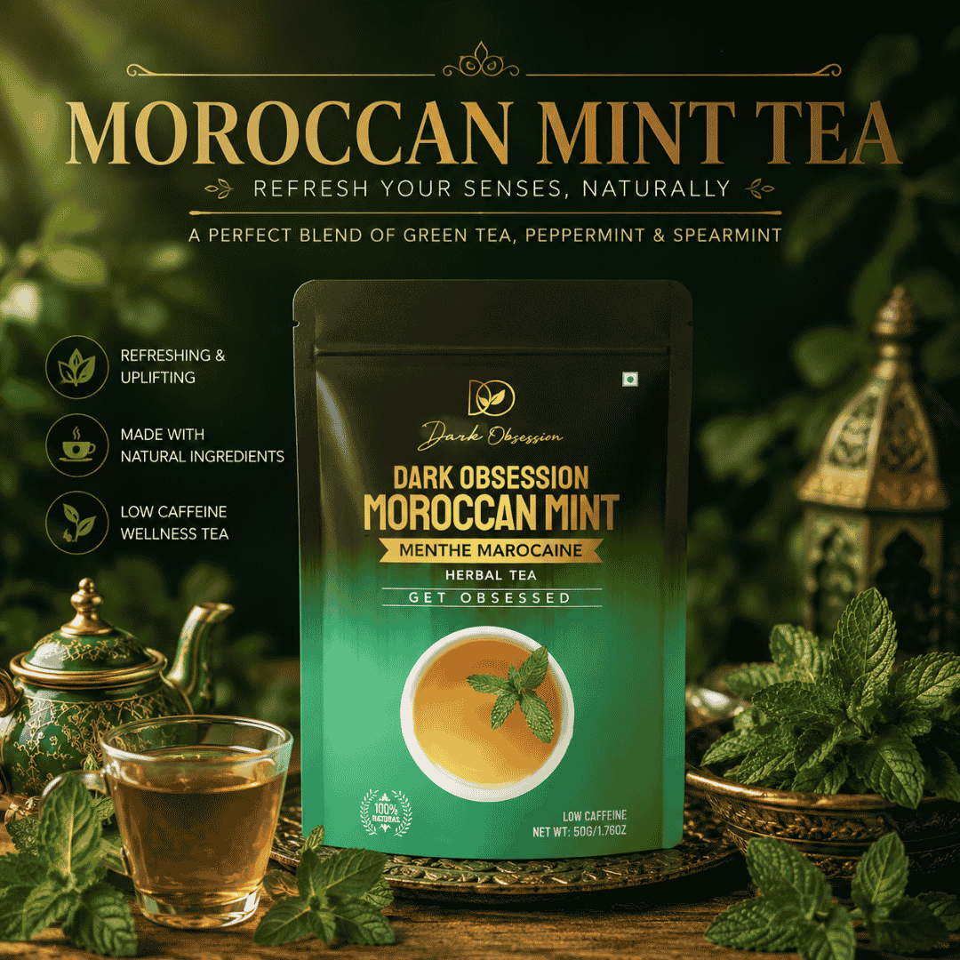 Premium Moroccan Mint Tea with Green Tea